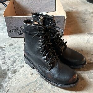 Freebird by Steven Manchester Leather Combat Boots size 8